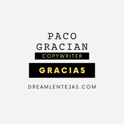 Gracias. De corazón.