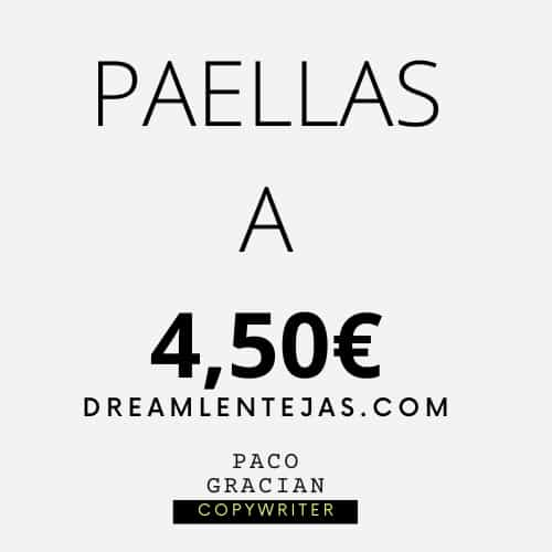 Paellas a 4,50€