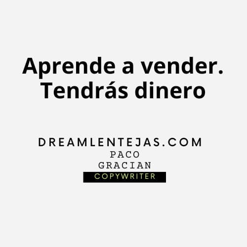 Aprende a vender y tendrás dinero