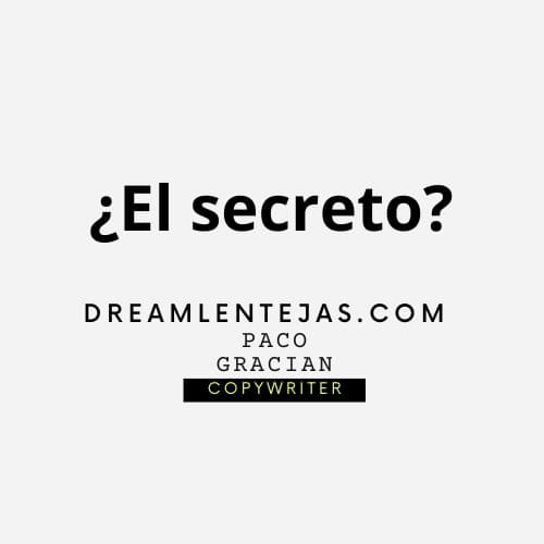 ¿Cuál es el secreto?